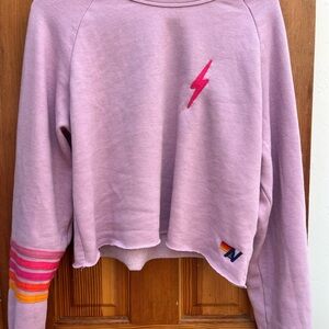Aviator Nation Lavender Lightning Sweater